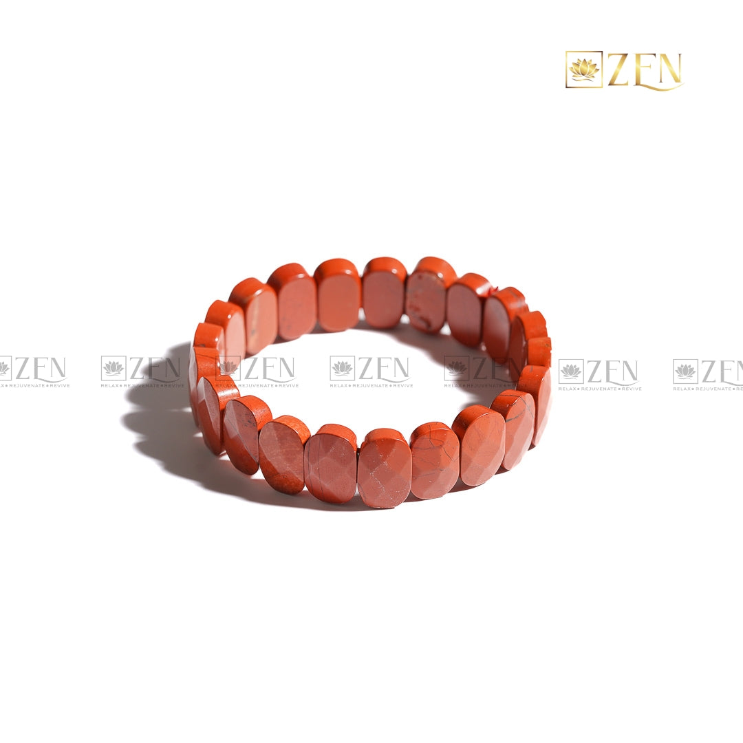 Faceted Red Jasper crystal bracelet | The Zen Crystals