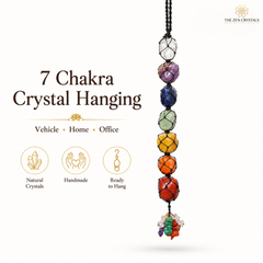 the zen crystals 7 chakra tumble wall hanging