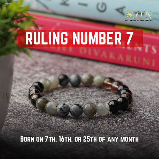 Ruling Number 7 Bracelet - The Zen Crystals