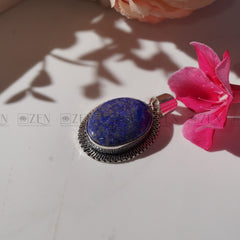 lapis lazuli big size pendant the zen crystals