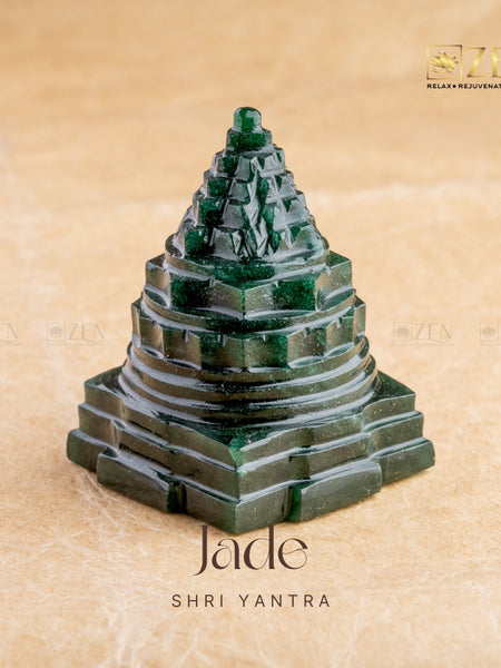 Jade Shri Yantra | the zen crystals