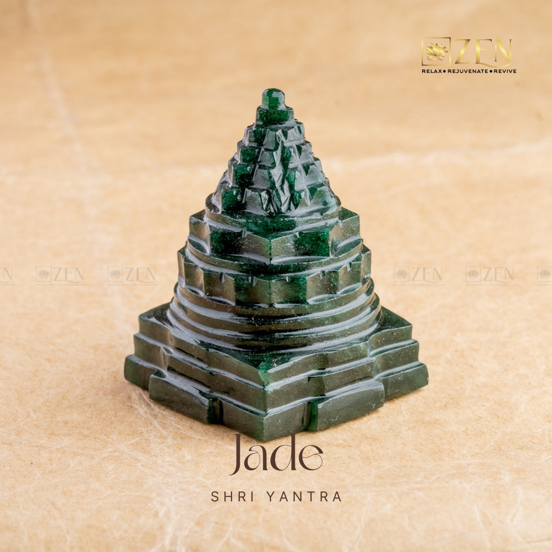 Jade Shri Yantra | the zen crystals