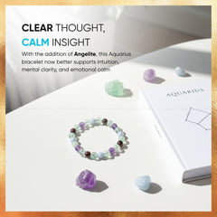 benefits of Aquarius Zodiac Bracelet | The zen crystals