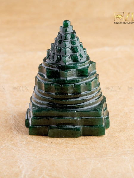 authentic Jade Shri Yantra | the zen crystals