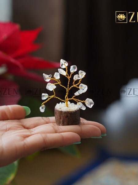 clear quartz mini tree | the zen crystals