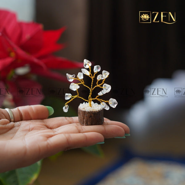 clear quartz mini tree | the zen crystals