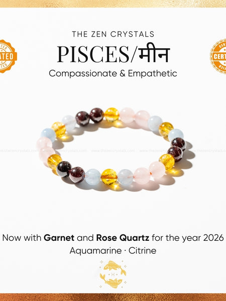 pisces zodiac bracelet | The Zen Crystals
