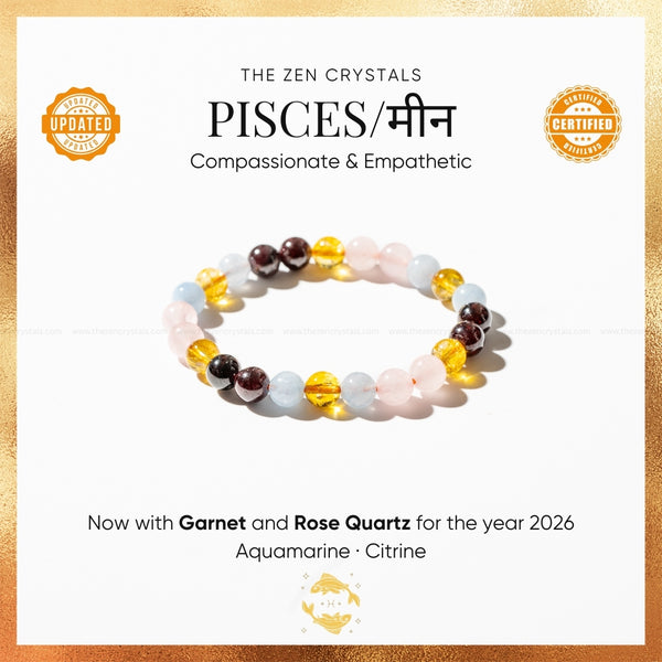 pisces zodiac bracelet | The Zen Crystals