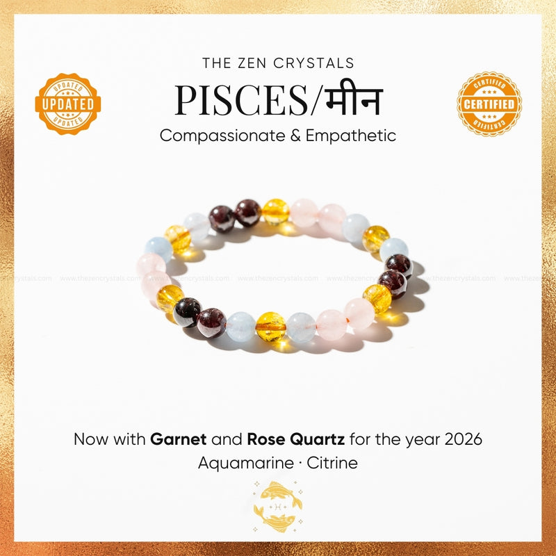 pisces zodiac bracelet | The Zen Crystals