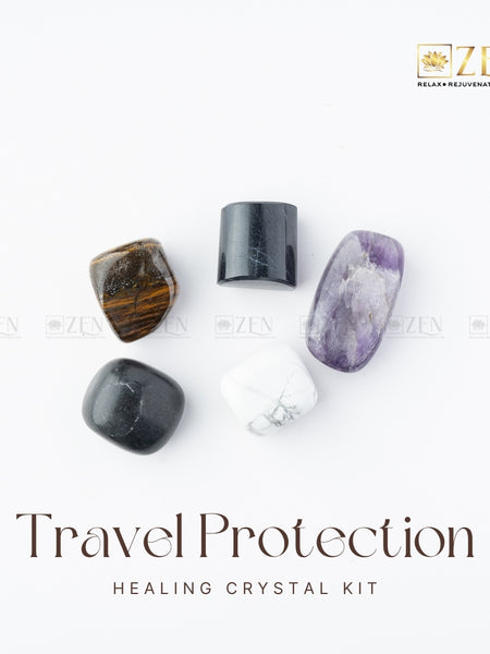 Travel Protection Healing Crystal Kit | the zen crystals