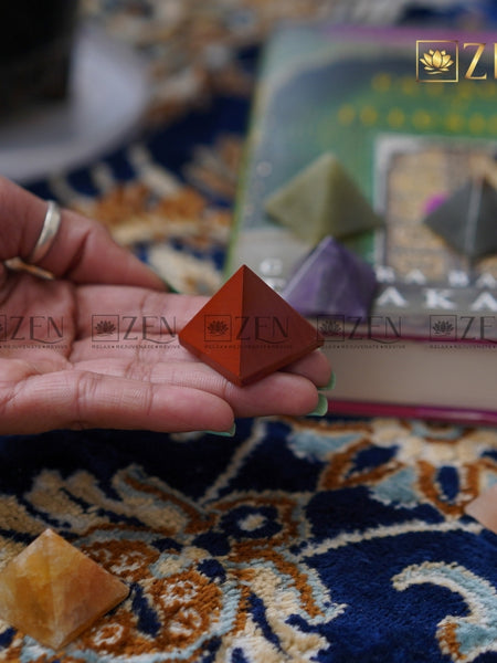 7 chakra healing pyramid set | The Zen Crystals
