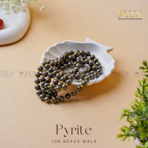 Pyrite Mala | The Zen Crystals
