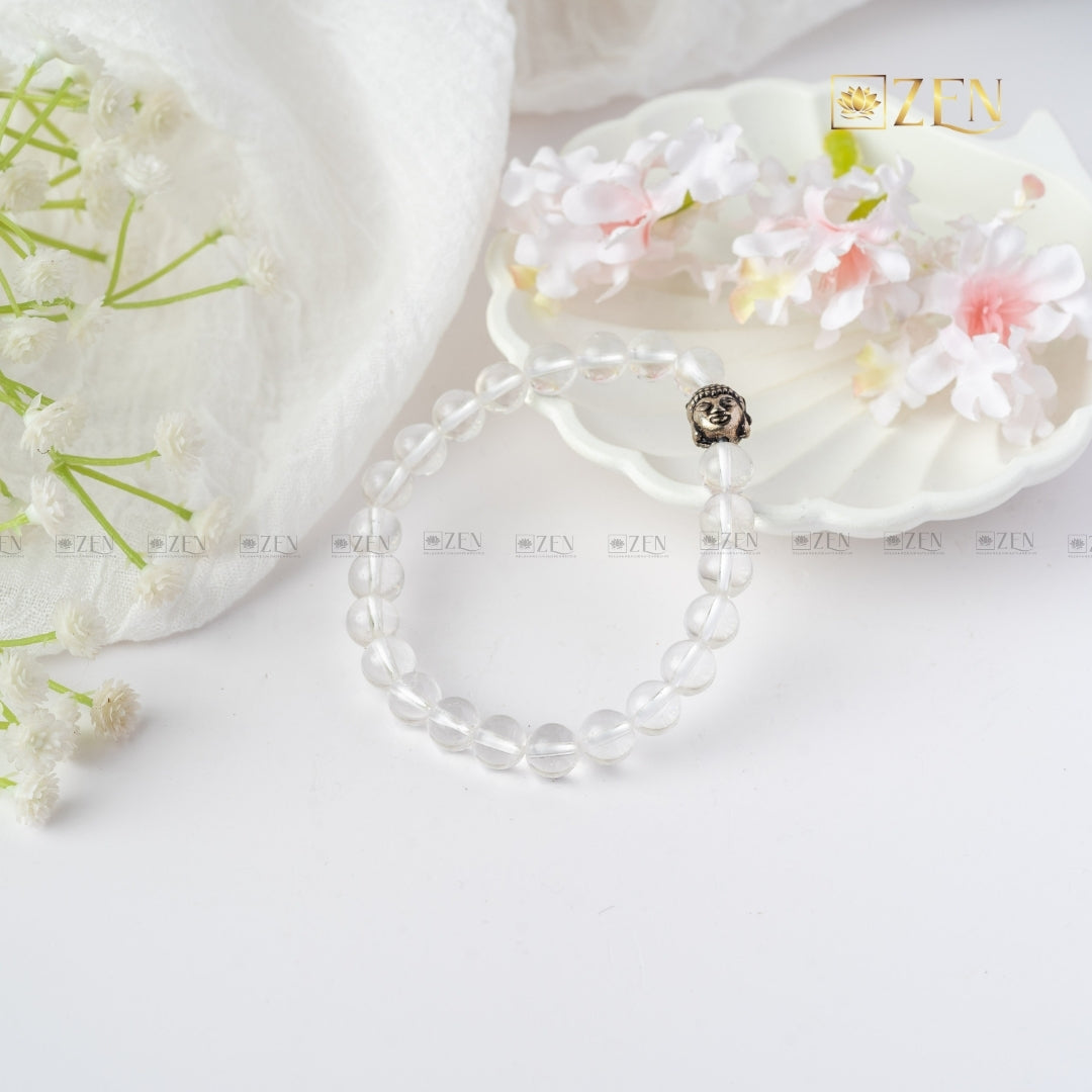 Certified Clear quartz bracelet | The Zen Crystals