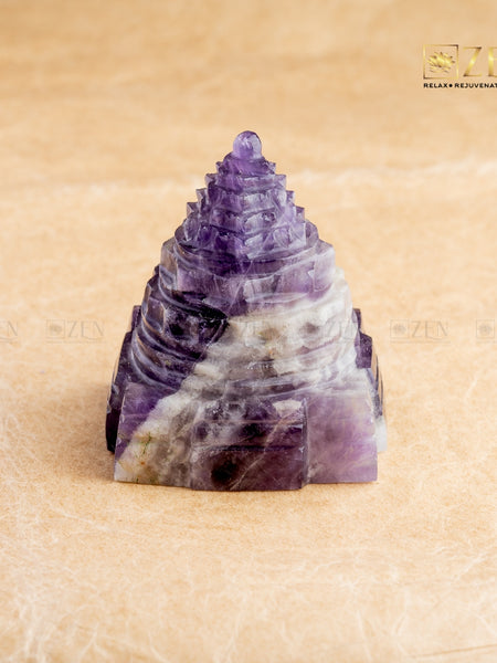 Authentic Amethyst Shri Yantra | the zen crystals