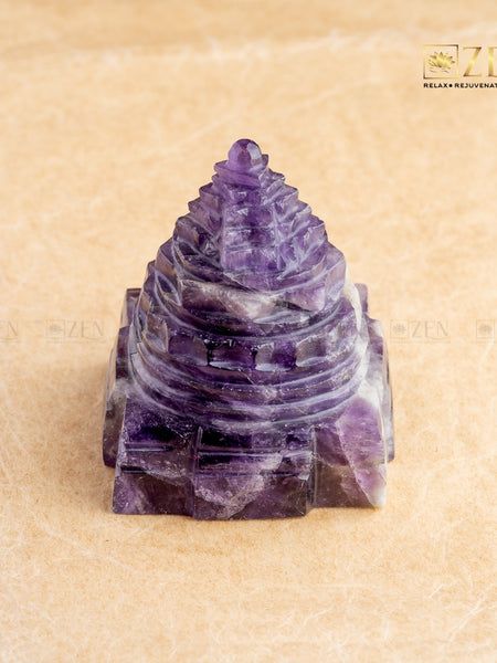 original Amethyst Shri Yantra | the zen crystals