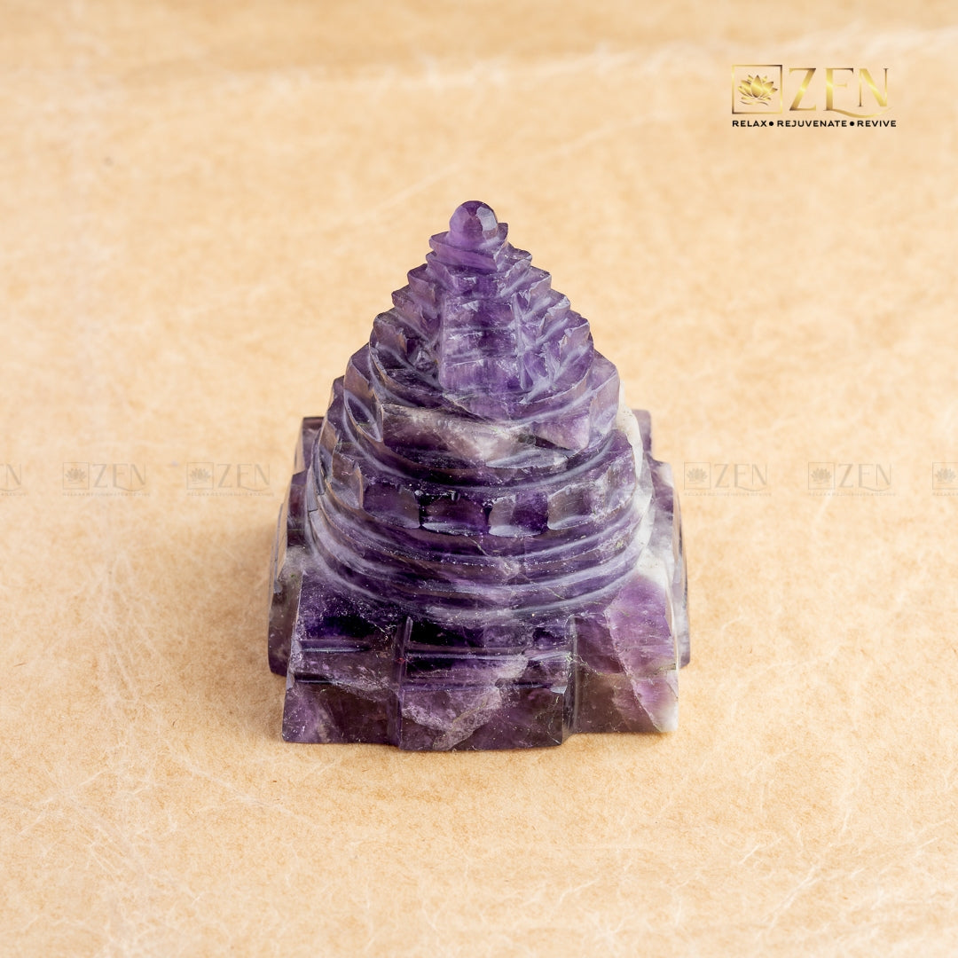 original Amethyst Shri Yantra | the zen crystals