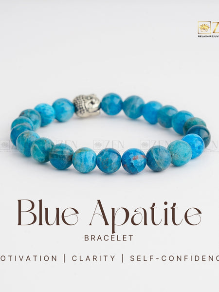 Blue Apatite Bracelet | The Zen Crystals