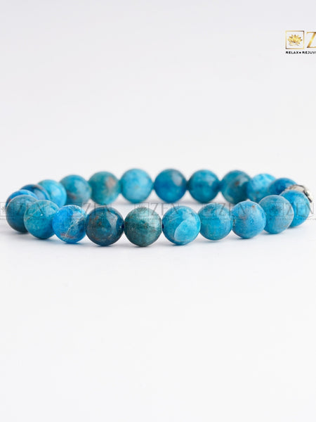 Original Blue Apatite Bracelet | The Zen Crystals