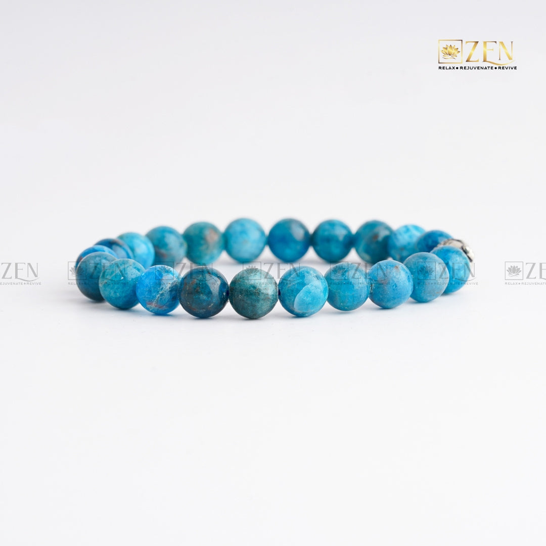 Original Blue Apatite Bracelet | The Zen Crystals