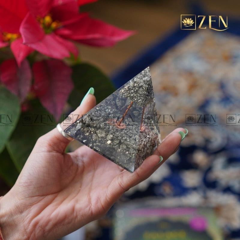 pyrite pyramid | the zen crystals