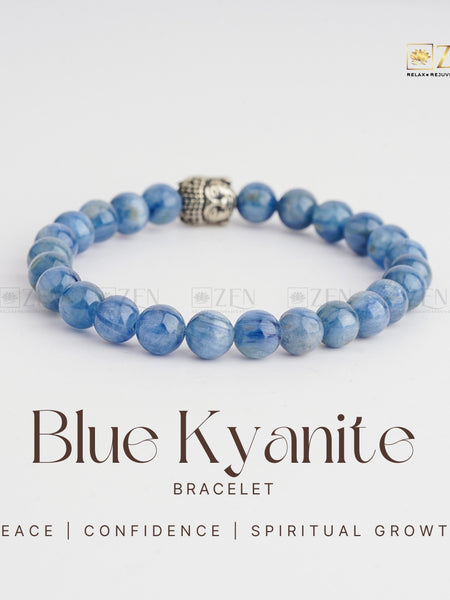 Blue Kyanite Bracelet | The Zen Crystals