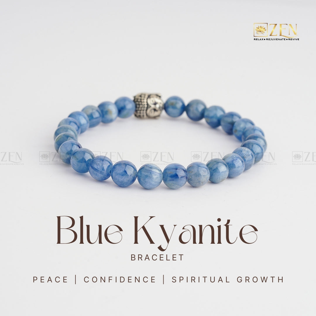 Blue Kyanite Bracelet | The Zen Crystals