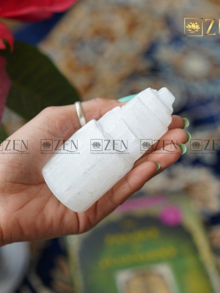 selenite skyscraper | the zen crystals