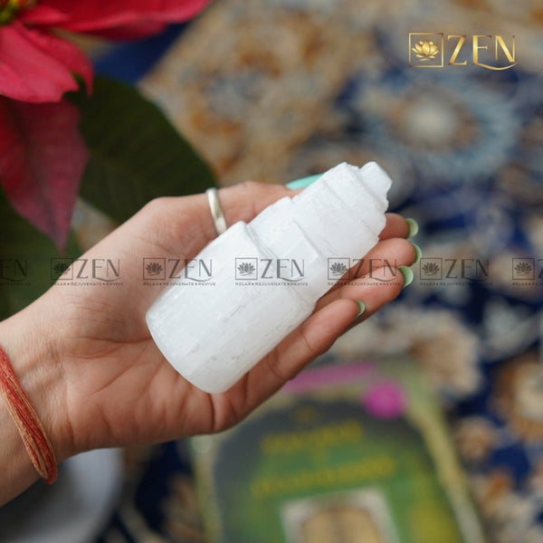 selenite skyscraper | the zen crystals