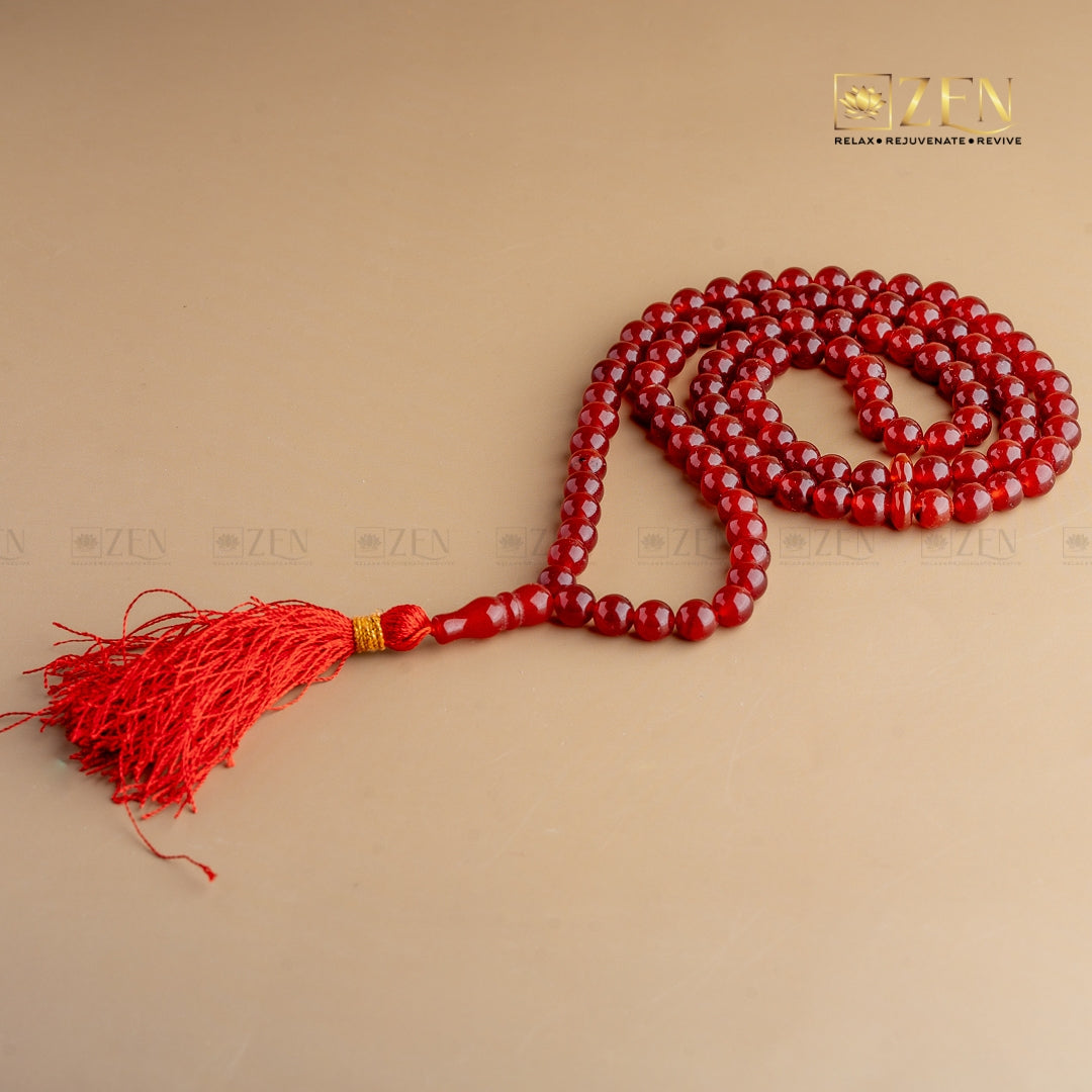 Red Tasbih | the zen crystals