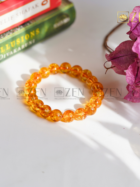 Citrine Bracelet 10mm | The Zen Crystals