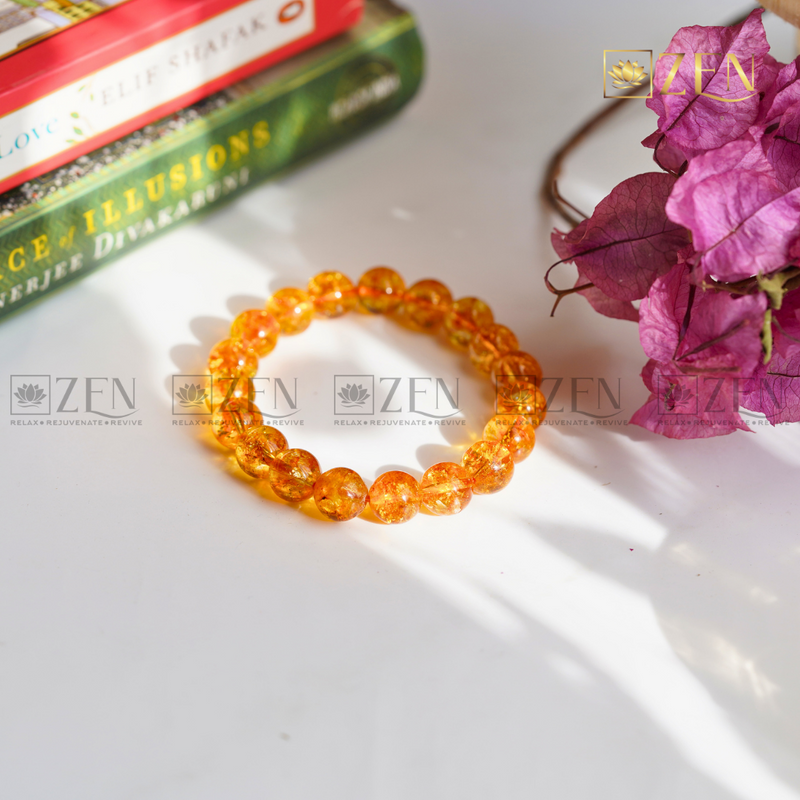 Citrine Bracelet 10mm | The Zen Crystals