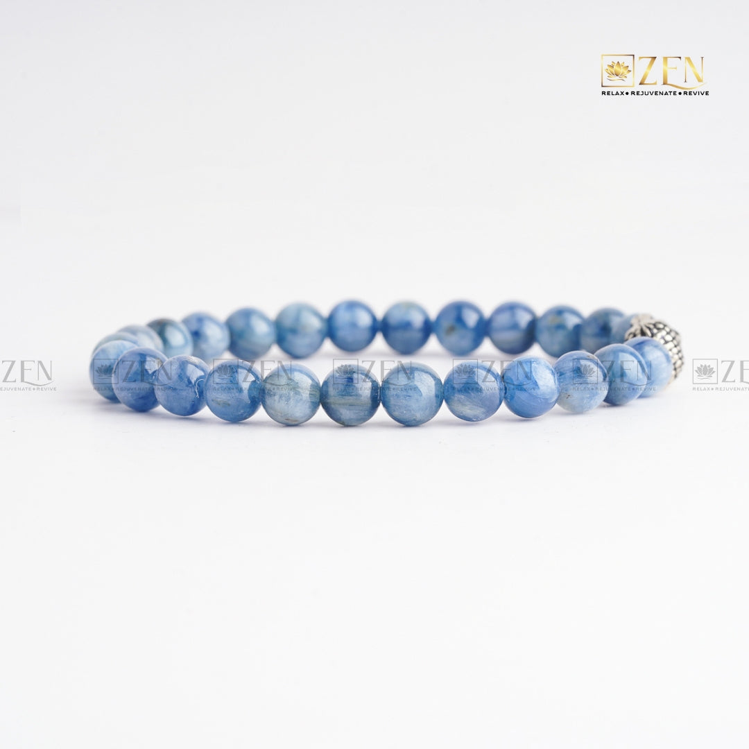 LAST ONE! Blue Kyanite Sterling Silver Bracelet, Aligns All Chakras Increases Visualization Spiritual Awakening, Meditation Reiki Jewelry selling