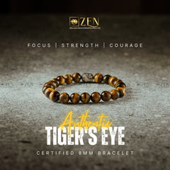 Real Tiger eye bracelet for men | The Zen Crystals