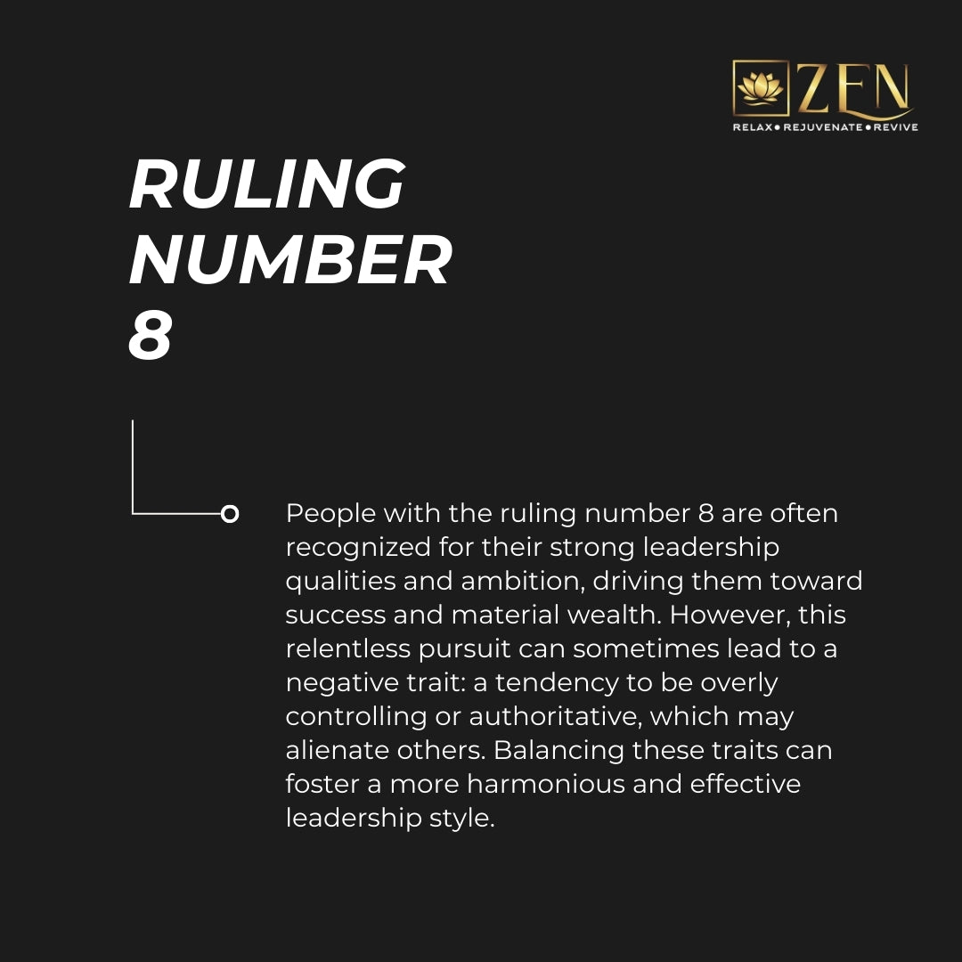 RULING NUMBER 8 TRAITS | THE ZEN CRYSTALS