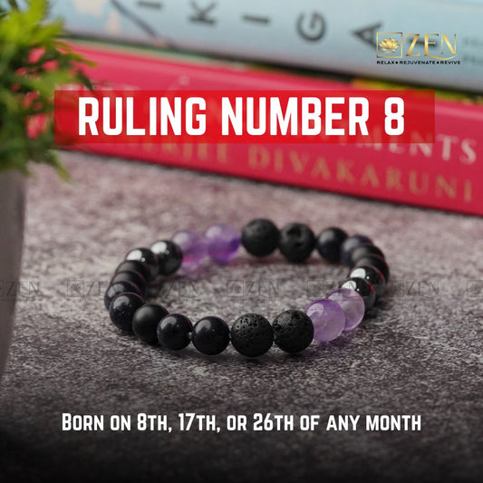 Ruling Number 8 Bracelet - The Zen Crystals