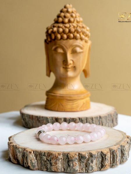 Rose Quartz Bracelet | The Zen Crystals