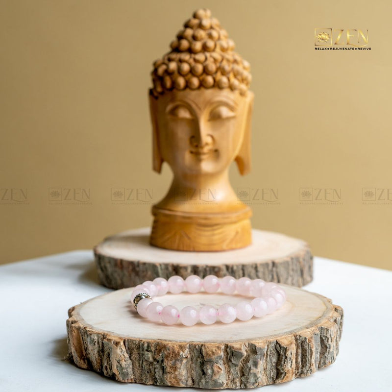 Rose Quartz Bracelet | The Zen Crystals