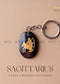 SAGITTARIUS ZODIAC KEYCHAIN | THE ZEN CRYSTALS