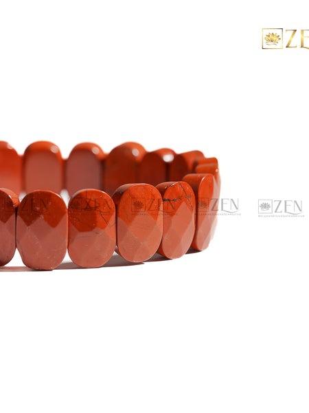 Red Jasper Faceted bracelet | The Zen Crystals