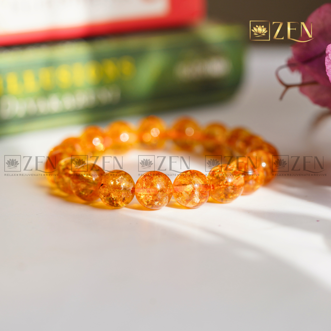 Buy Citrine Crystal Healing Bracelet | Stone for Wealth & Protection Online  in India - Mypoojabox.in
