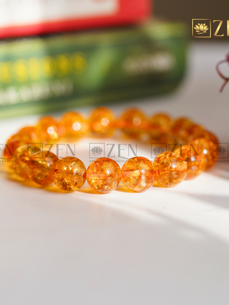 Citrine Bracelet 10mm | The Zen Crystals