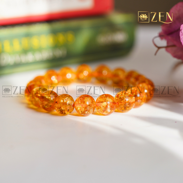 Citrine Bracelet 10mm | The Zen Crystals