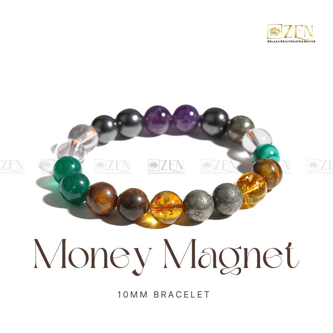 Money Magnet 10MM Bracelet | The Zen Crystals