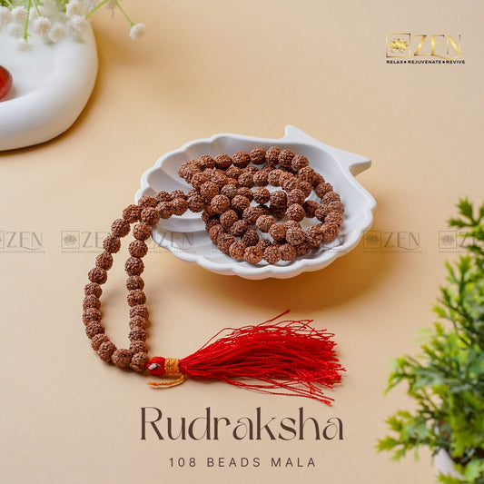 Rudraksha Mala | The Zen Crystals