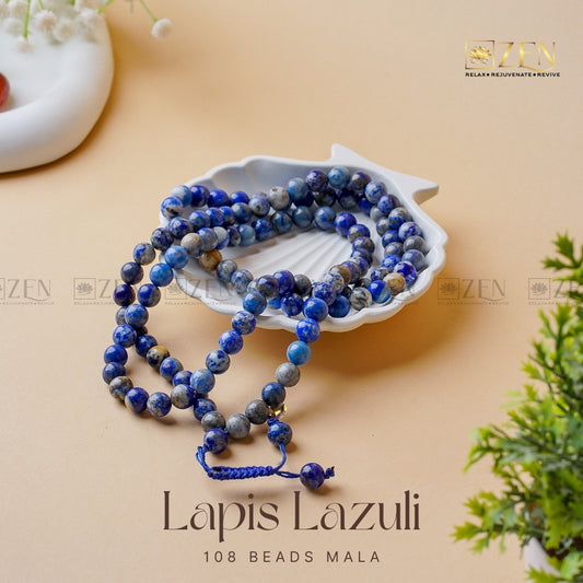 Lapis Lazuli Mala | The Zen Crystals