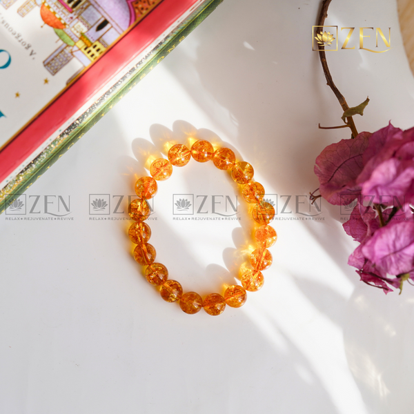 Citrine Bracelet 10mm | The Zen Crystals