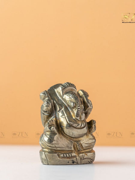 Original Pyrite Ganesh Idol | The Zen Crystals