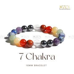 7 Chakra 10 MM bracelet | The Zen Crystals