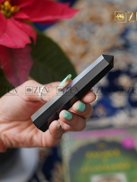 Black Obsidian Tower | The Zen Crystals