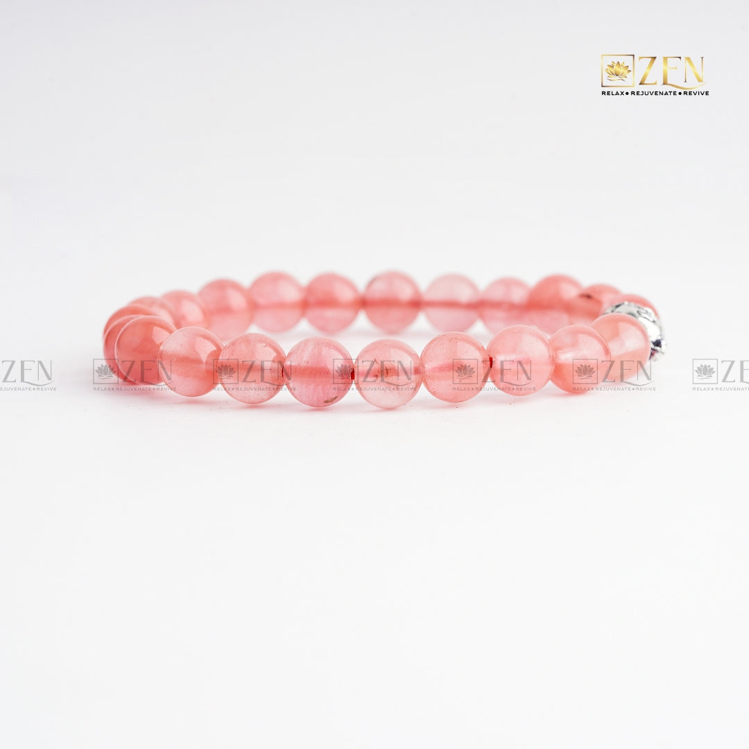 Original Cherry Quartz Bracelet | The Zen Crystals